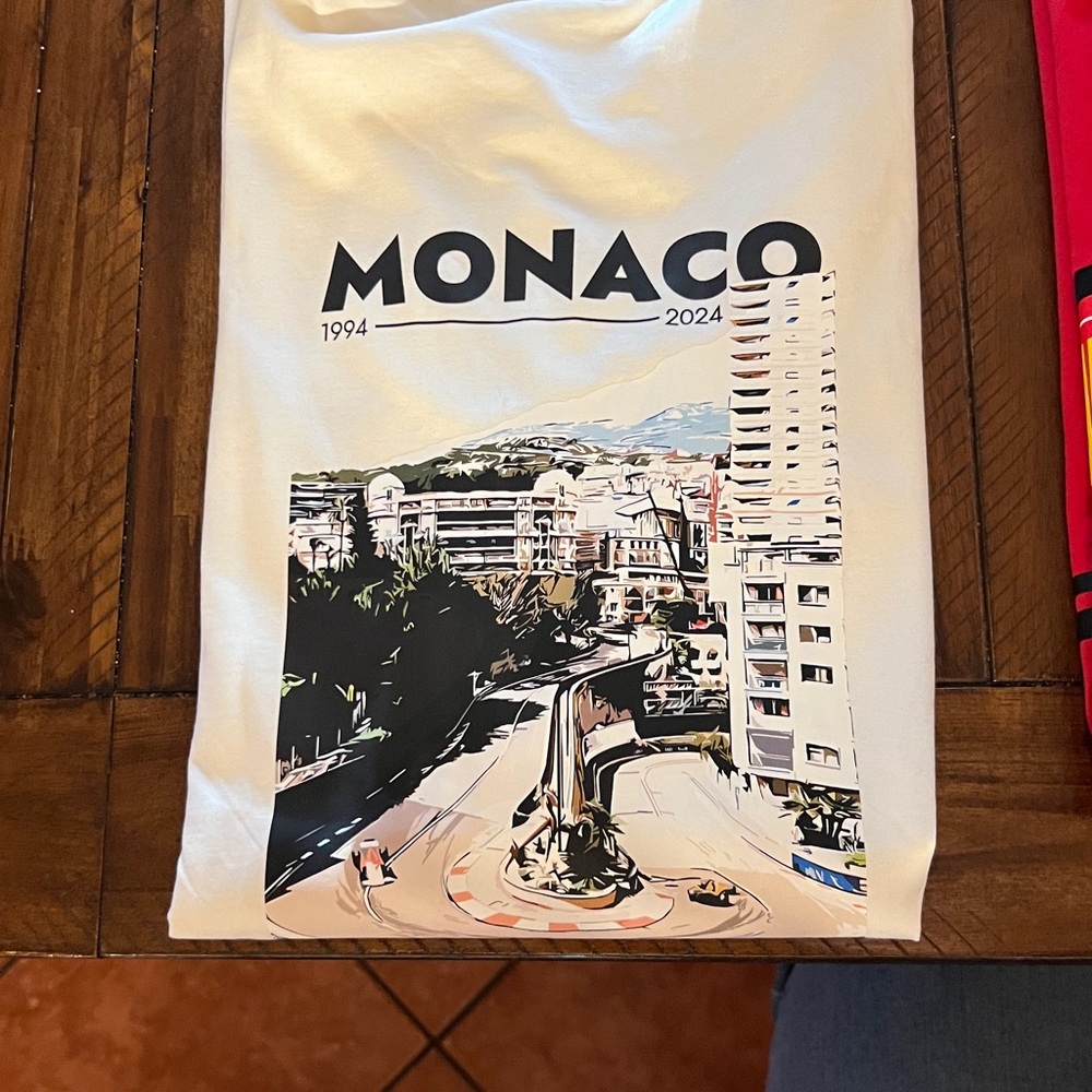 Monaco Graphic Tee - White Oscar Piastri